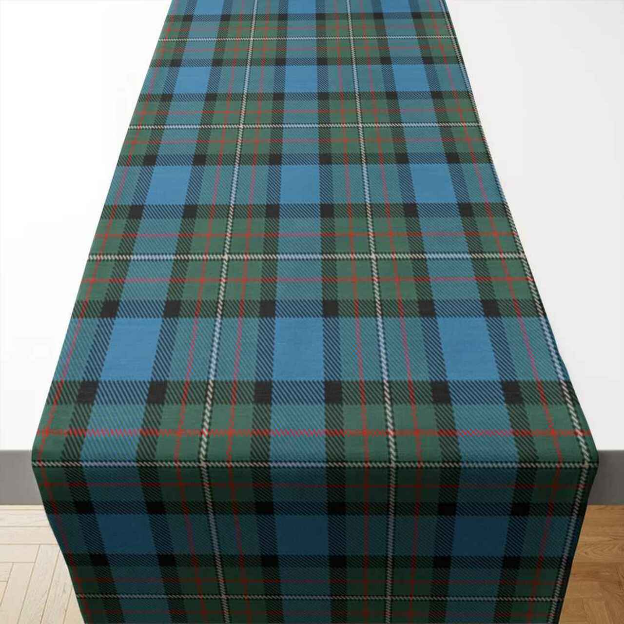 Clan Fergusson Ancient Tartan Table Runner Cotton UM45 Fergusson Ancient Tartan Tartan Table Runner   