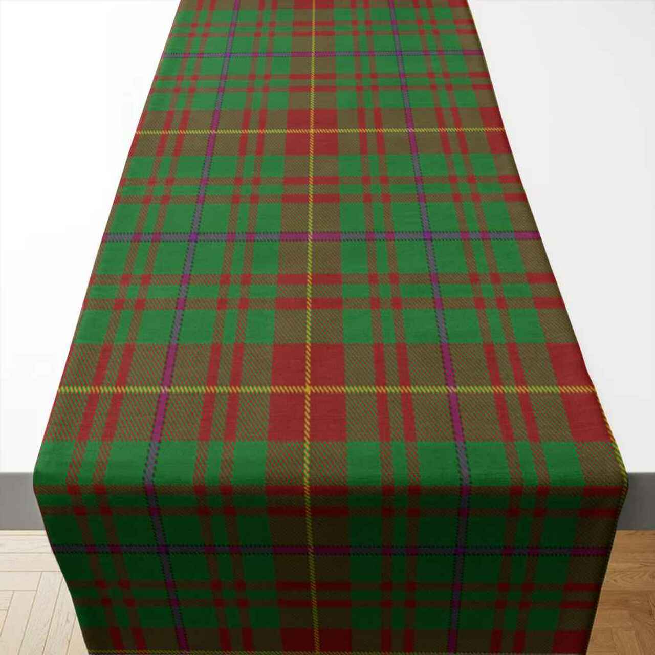 Clan Fulton Tartan Table Runner Cotton DA60 Fulton Tartan Tartan Table Runner   