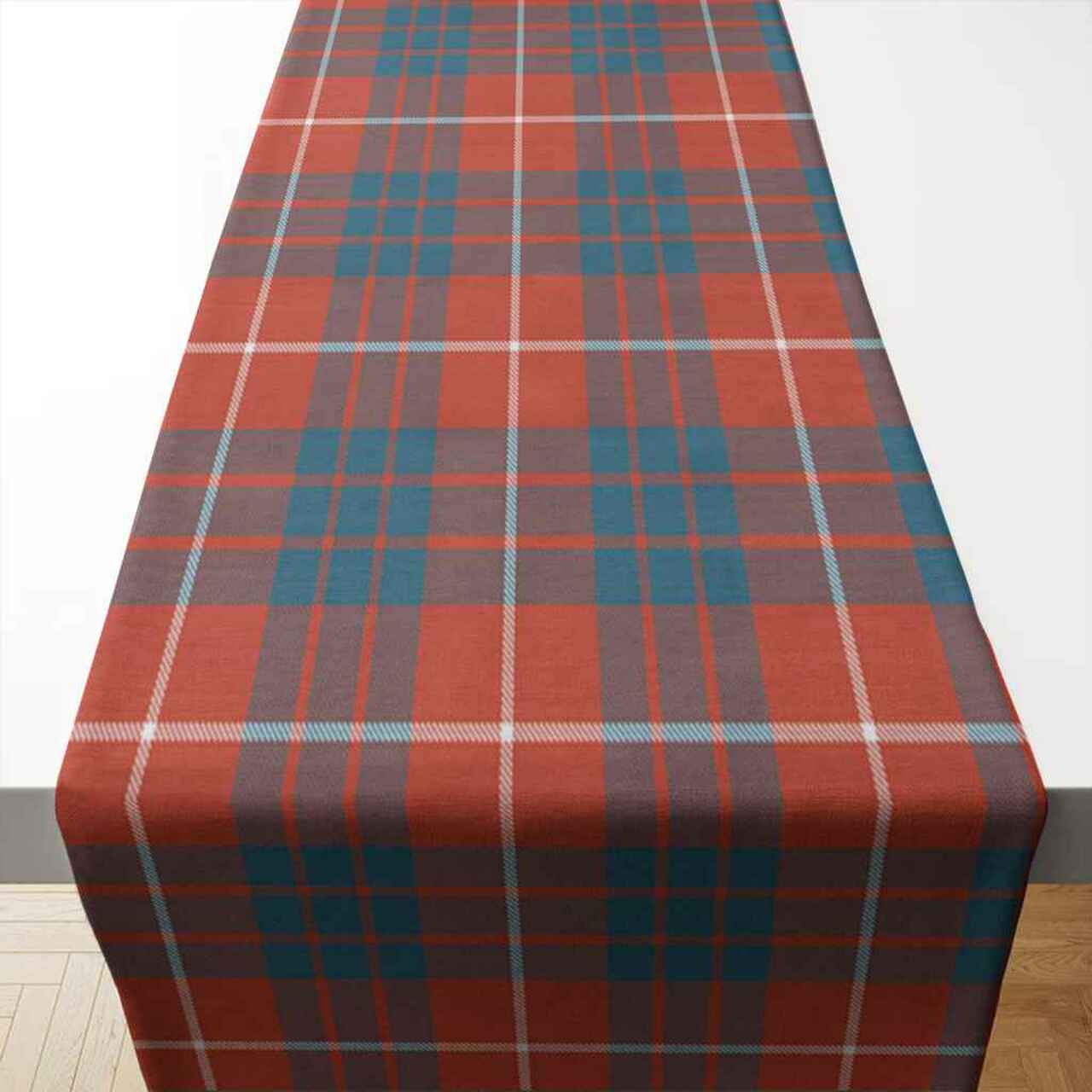 Clan Hamilton Ancient Tartan Table Runner Cotton QQ38 Hamilton Ancient Tartan Tartan Table Runner   