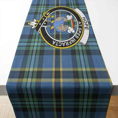 Clan Hope Tartan Crest Table Runner Cotton DL79 Hope Tartan Tartan Table Runner   