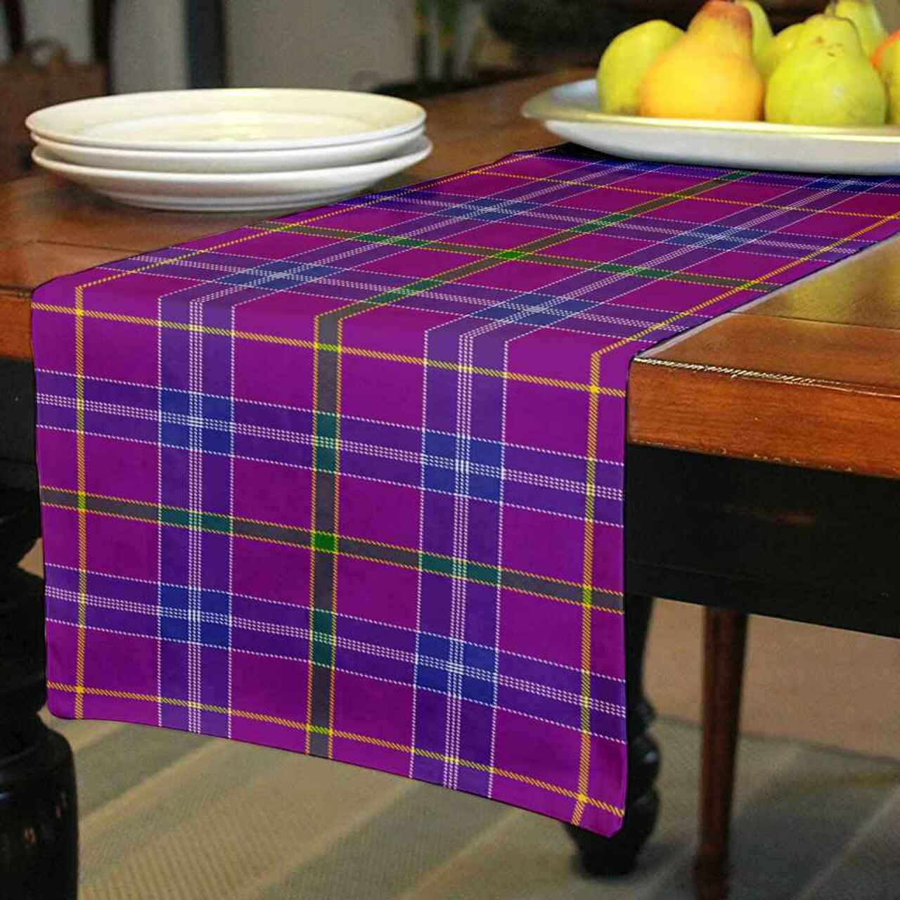 Clan Jackson Tartan Table Runner Cotton GV92 Jackson Tartan Tartan Table Runner   