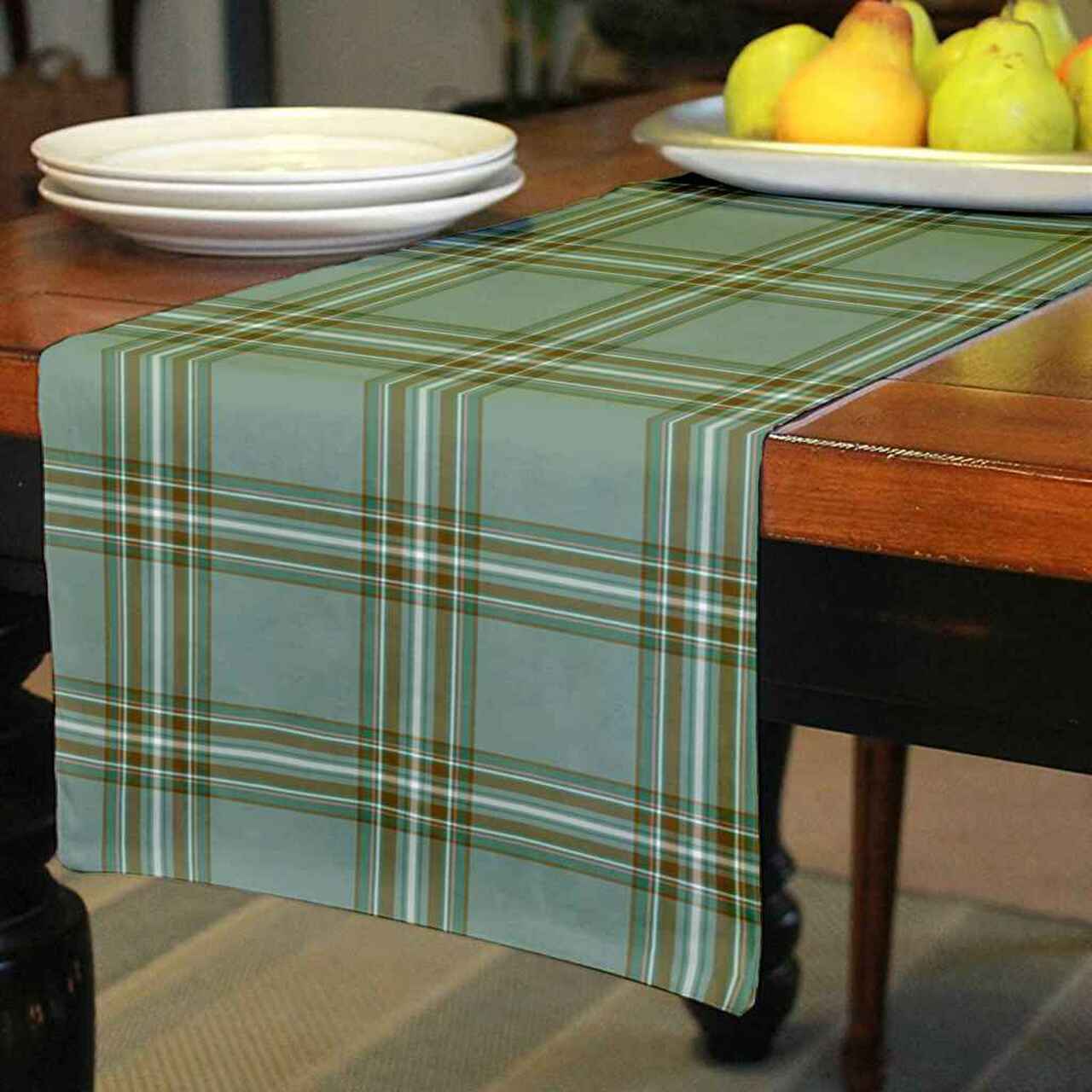 Clan Clan Kelly Dress Tartan Table Runner Cotton AU54 Kelly Dress Tartan Tartan Table Runner   