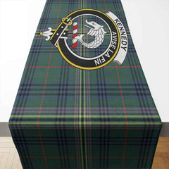 Clan Kennedy Tartan Crest Table Runner Cotton CE76 Kennedy Tartan Tartan Table Runner   