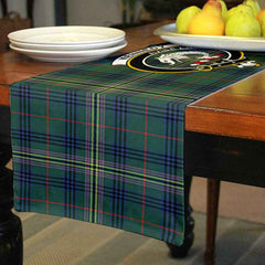 Clan Kennedy Tartan Crest Table Runner Cotton CE76 Kennedy Tartan Tartan Table Runner   