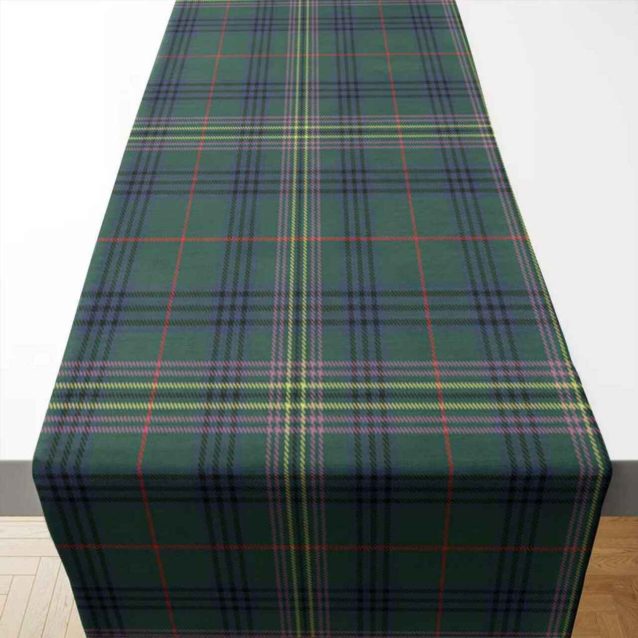 Clan Kennedy Modern Tartan Table Runner Cotton NW55 Kennedy Modern Tartan Tartan Table Runner   