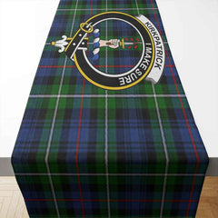 Clan Kirkpatrick Tartan Crest Table Runner Cotton OY66 Kirkpatrick Tartan Tartan Table Runner   