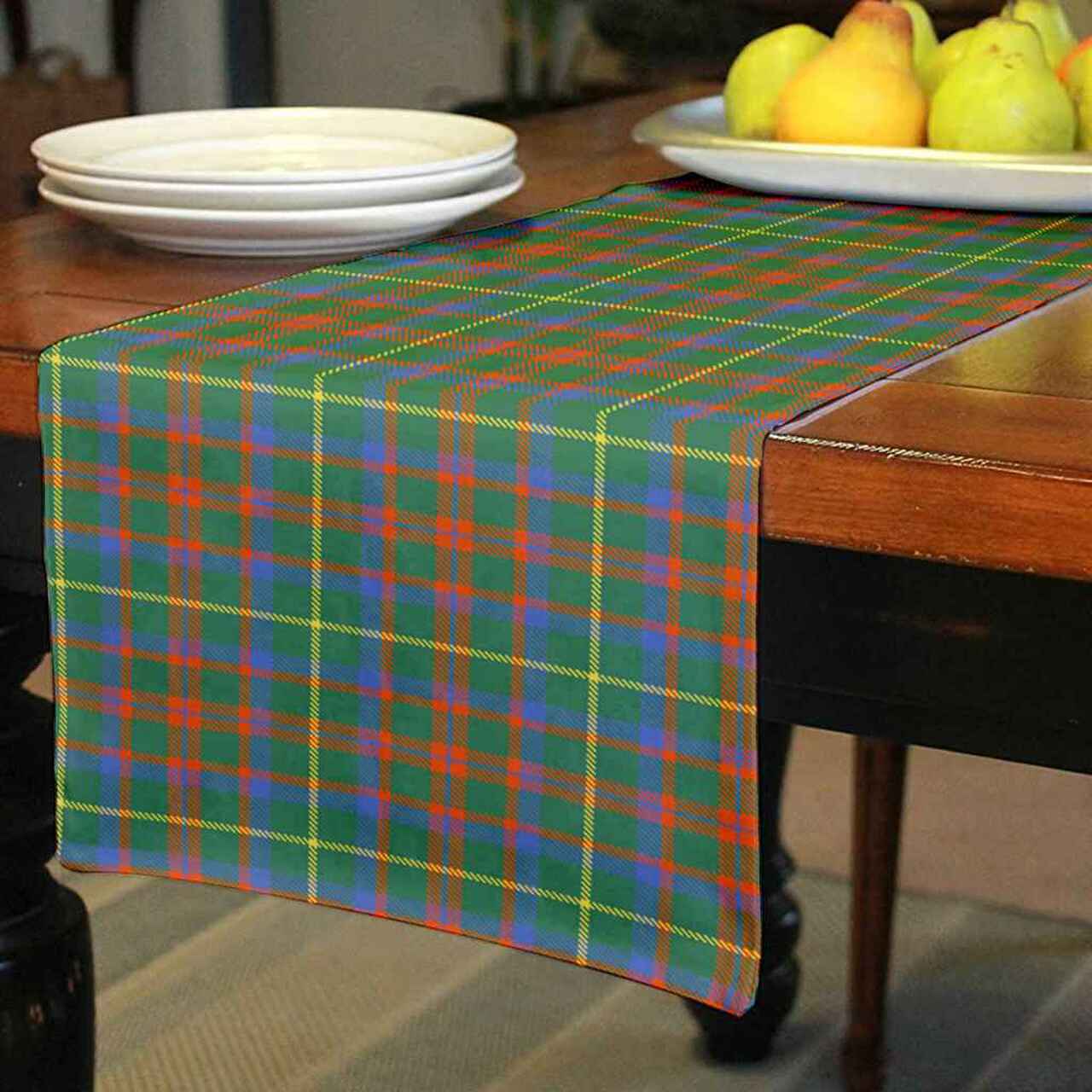 Clan MacKintosh Hunting Ancient Tartan Table Runner Cotton OD57 MacKintosh Hunting Ancient Tartan Tartan Table Runner   