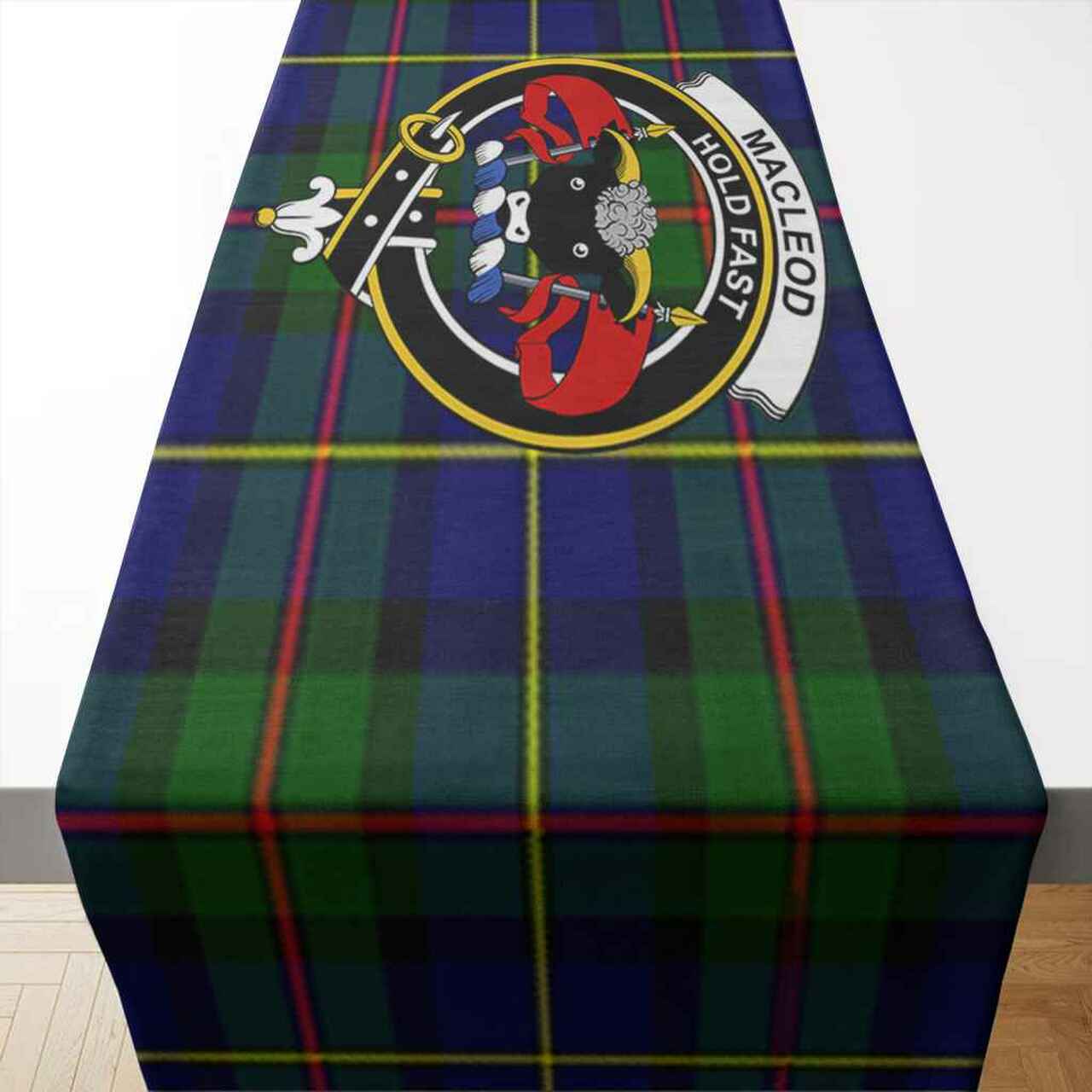 Clan Clan MacLeod of Lewis Tartan Crest Table Runner Cotton DF73 MacLeod of Lewis Tartan Tartan Table Runner   