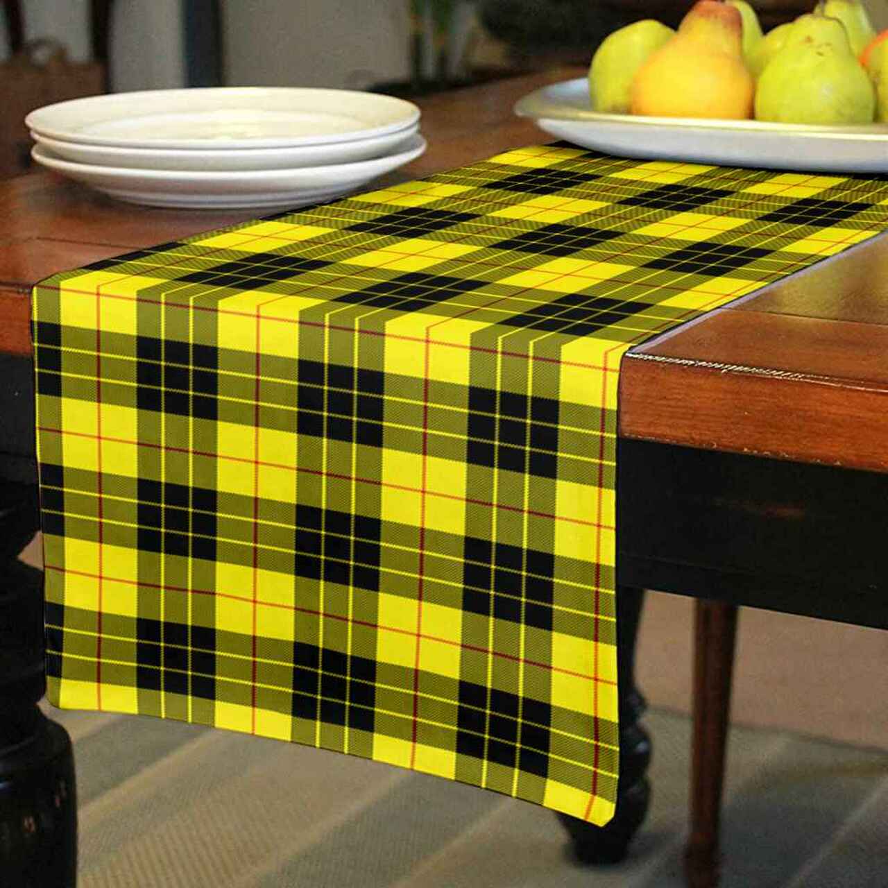 Clan Clan MacLeod of Lewis Modern Tartan Table Runner Cotton BP98 MacLeod of Lewis Modern Tartan Tartan Table Runner   