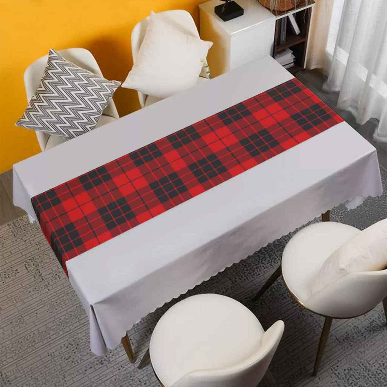 Clan Clan MacLeod of Raasay Tartan Table Runner Cotton TL42 MacLeod of Raasay Tartan Tartan Table Runner   