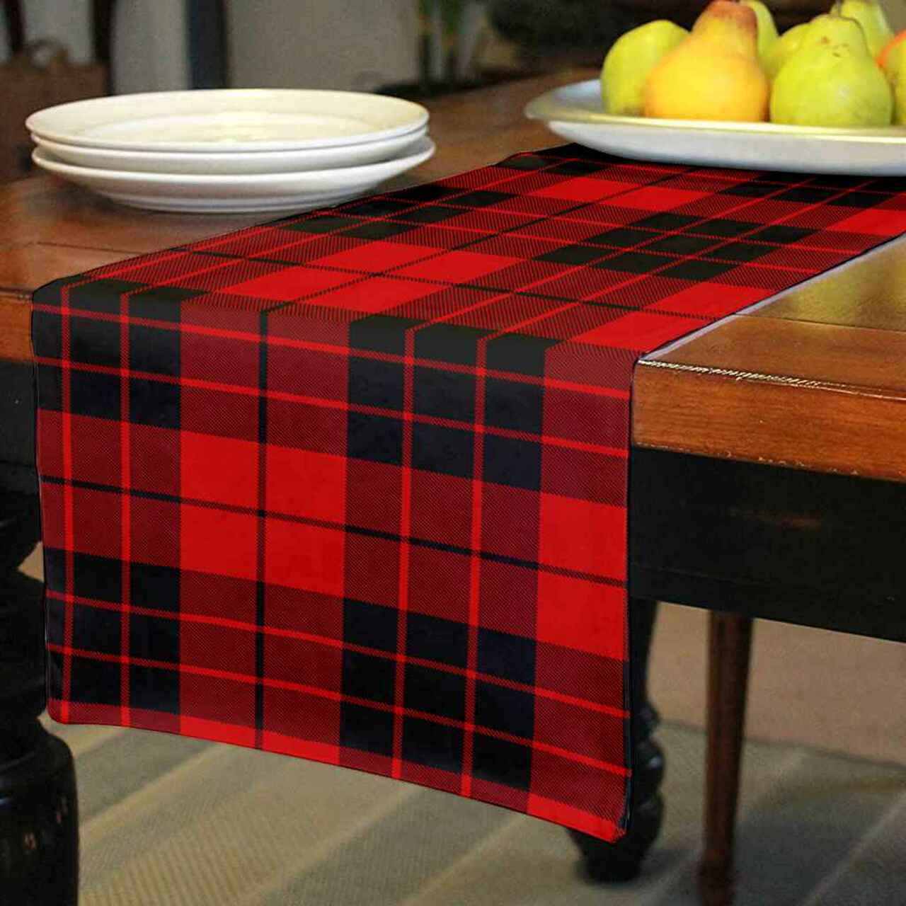 Clan Clan MacLeod of Raasay Tartan Table Runner Cotton TL42 MacLeod of Raasay Tartan Tartan Table Runner   