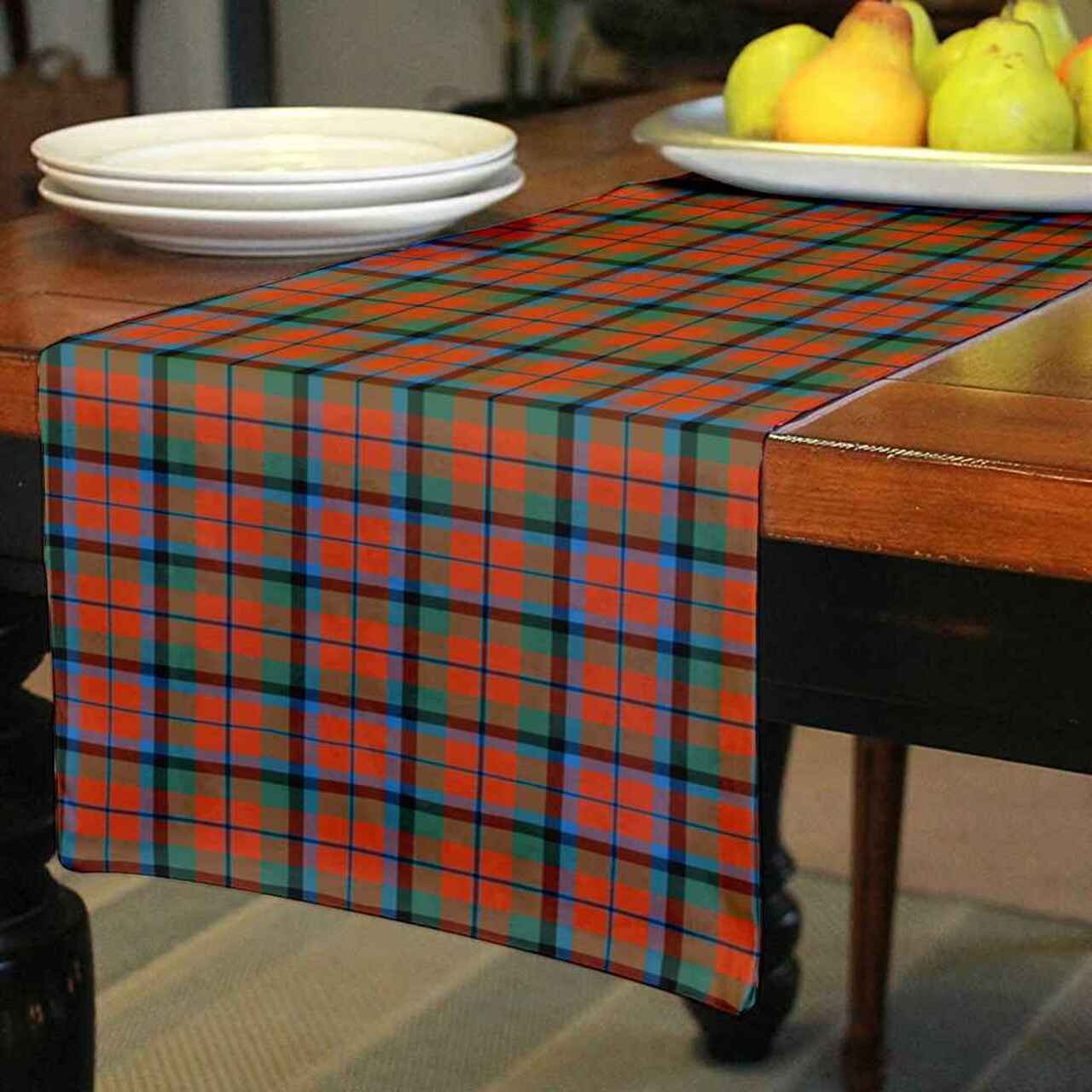 Clan Clan MacNaughton Ancient Tartan Table Runner Cotton MG53 MacNaughton Ancient Tartan Tartan Table Runner   