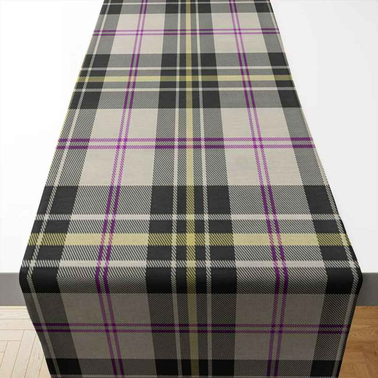 Clan Clan MacPherson Dress Ancient Tartan Table Runner Cotton NH70 MacPherson Dress Ancient Tartan Tartan Table Runner   