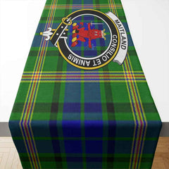 Clan Clan Maitland Tartan Crest Table Runner Cotton AB70 Maitland Tartan Tartan Table Runner   