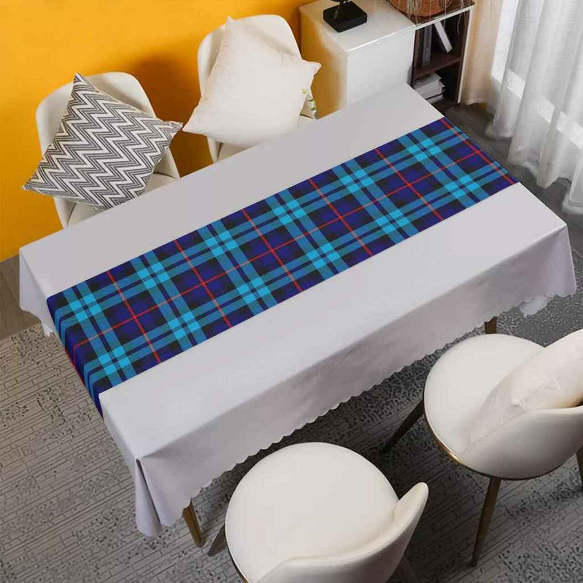 Clan Clan McCorquodale Tartan Table Runner Cotton VC54 McCorquodale Tartan Tartan Table Runner   