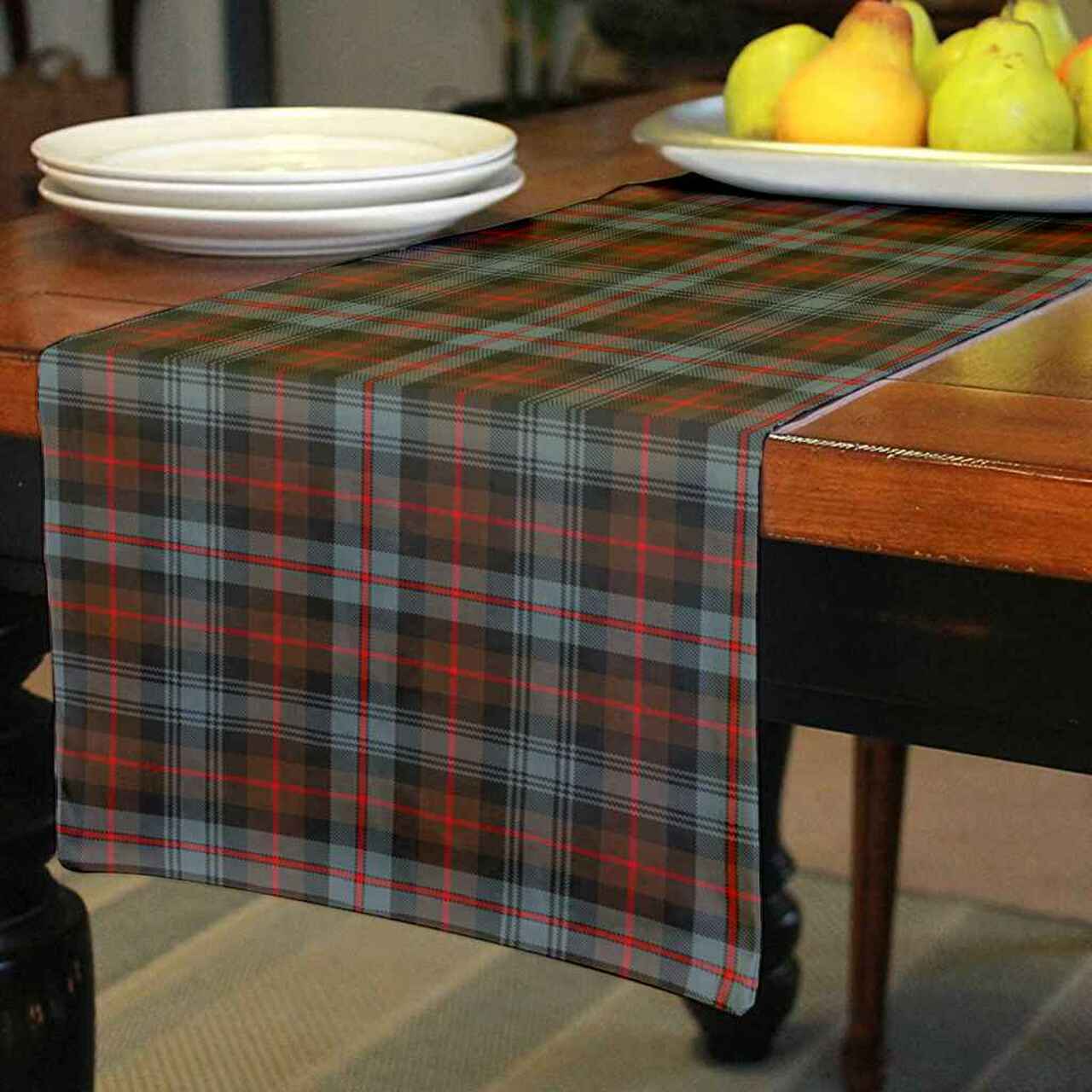 Clan Clan Murray of Atholl Weathered Tartan Table Runner Cotton DI49 Murray of Atholl Weathered Tartan Tartan Table Runner   