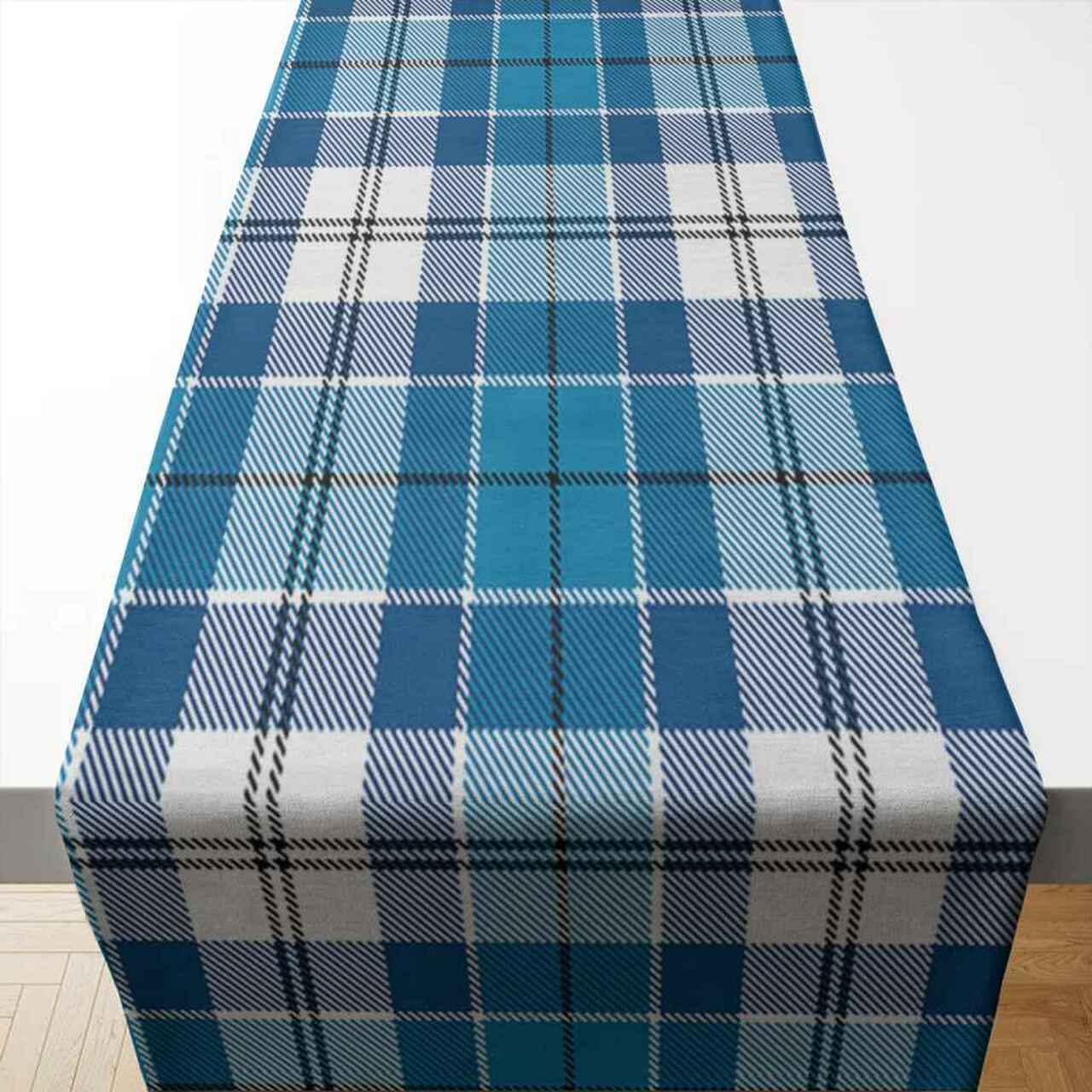 Clan Roberton Tartan Table Runner Cotton BH25 Roberton Tartan Tartan Table Runner   