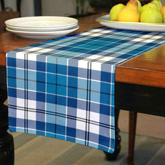 Clan Roberton Tartan Table Runner Cotton BH25 Roberton Tartan Tartan Table Runner   