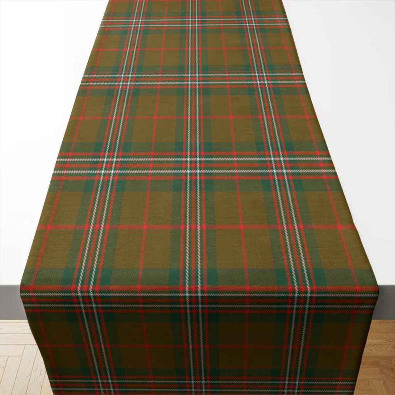 Clan Scott Brown Modern Tartan Table Runner Cotton WE40 Clan Scott (Scott Tartan) Tartan Table Runner   