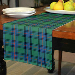 Clan Shaw Ancient Tartan Table Runner Cotton EO96 Shaw Ancient Tartan Tartan Table Runner   