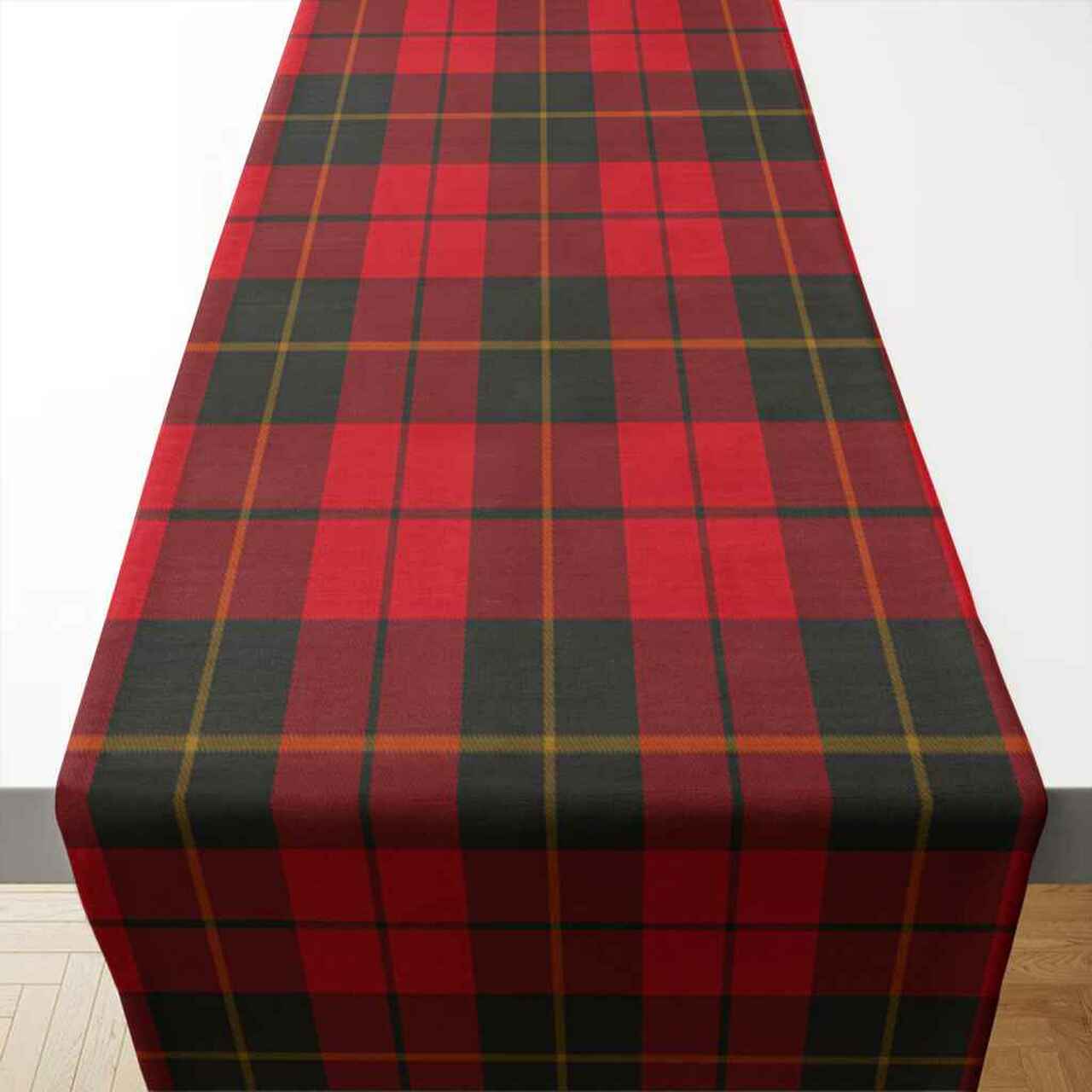 Clan Wallace Weathered Tartan Table Runner Cotton EM51 Wallace Weathered Tartan Tartan Table Runner   