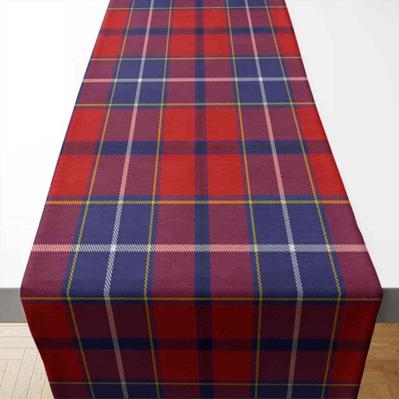 Clan Wishart Dress Tartan Table Runner Cotton WE46 Wishart Dress Tartan Tartan Table Runner   