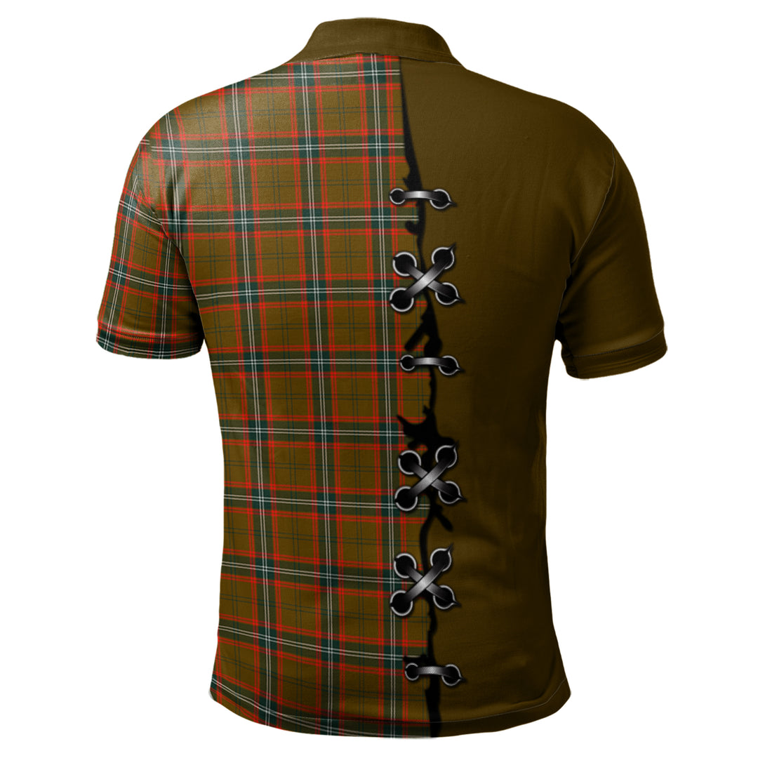 Clan Seton Hunting Modern Tartan Polo Shirt - Lion Rampant And Celtic Thistle Style CJ83 Seton Hunting Modern Tartan Tartan Polo   