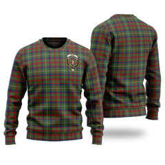 Clan Shaw Green Modern Tartan Christmas Ugly Sweater HU77 Shaw Green Modern Tartan Tartan Sweater   