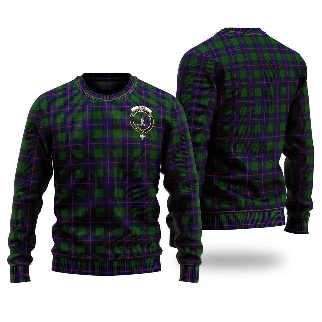 Clan Shaw Modern Tartan Christmas Ugly Sweater PN12 Shaw Modern Tartan Tartan Sweater   