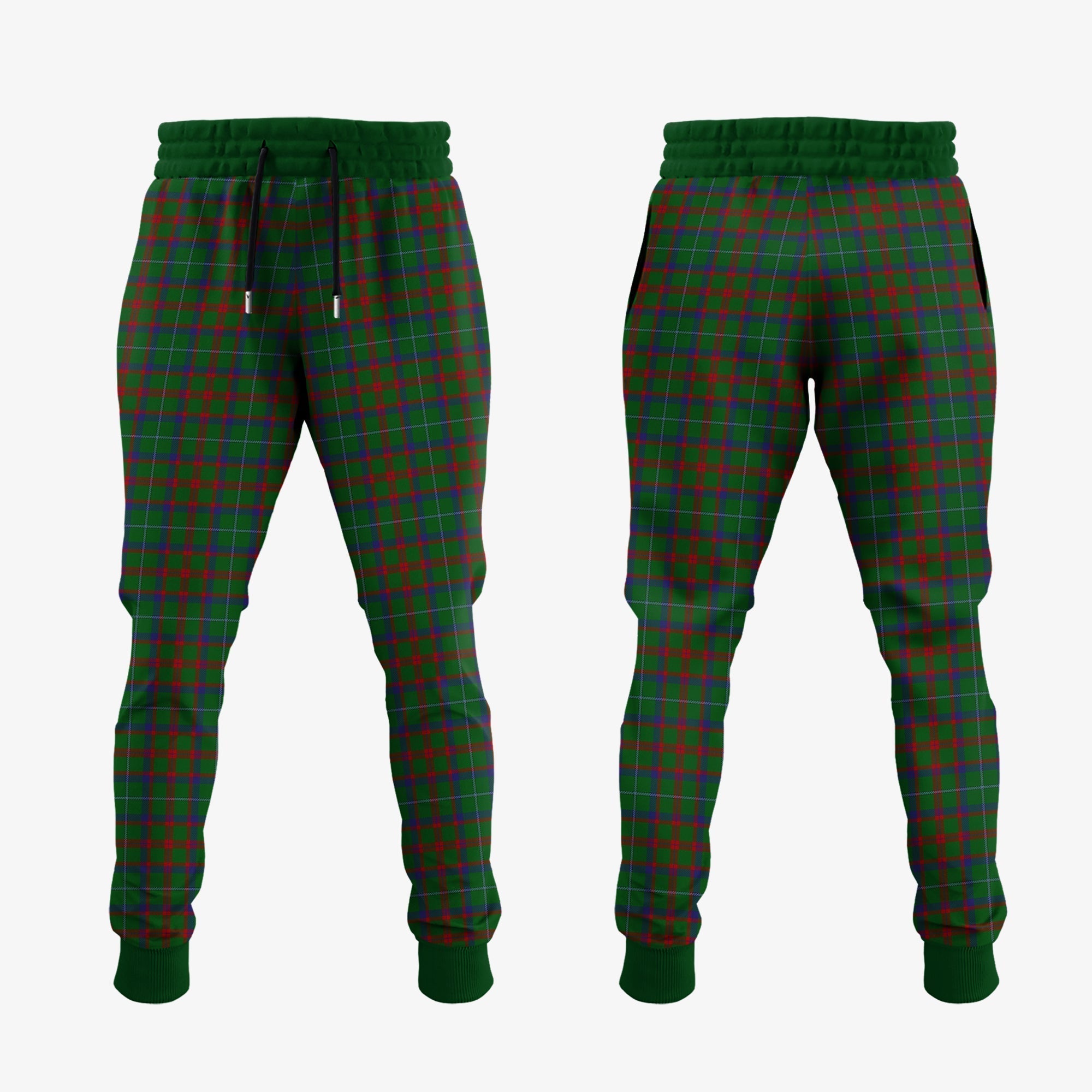 Clan Shaw Of Tordarroch Green Hunting Tartan Crest Jogger Sweatpants MY60 Clan Shaw Tartan Today   