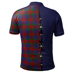 Clan Skene of Cromar Tartan Polo Shirt - Lion Rampant And Celtic Thistle Style TO61 Skene of Cromar Tartan Tartan Polo   