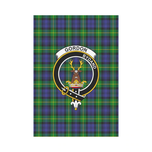 Clan Gordon Modern Tartan Crest Garden Flag IU73 Clan Gordon Tartan Today   