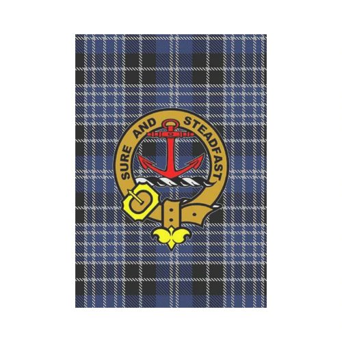 Clan Clark Tartan Crest Garden Flag ZA64 Clan Clark Tartan Today   