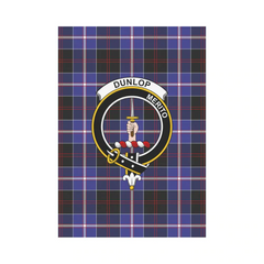 Clan Dunlop Modern Tartan Crest Garden Flag PD30 Clan Dunlop Tartan Today   