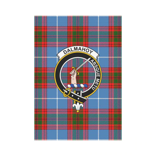 Clan Dalmahoy Tartan Crest Garden Flag VW50 Clan Dalmahoy Tartan Today   