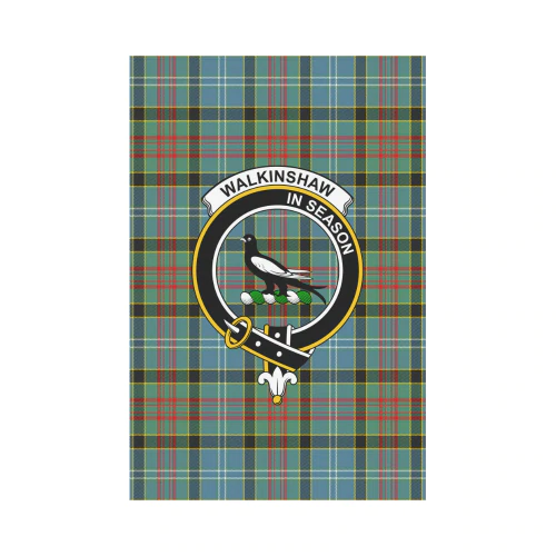 Clan Walkinshaw Tartan Crest Garden Flag DA24 Clan Shaw Tartan Today   