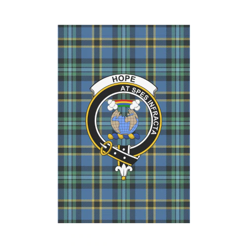 Clan Hope Tartan Crest Garden Flag TI27 Clan Hope Tartan Today   