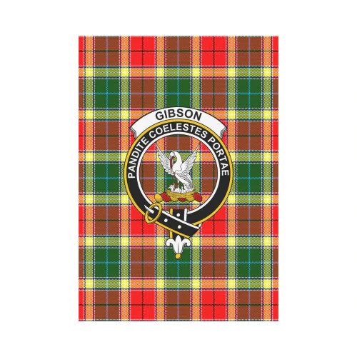 Clan Gibbs Tartan Crest Garden Flag AX85 Clan Gibbs Tartan Today   