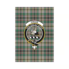 Clan Craig Ancient Tartan Crest Garden Flag WD49 Clan Craig Tartan Today   