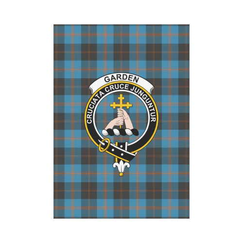 Clan Garden Tartan Crest Garden Flag US42 Garden Tartan (Clan Garden) Tartan Today   