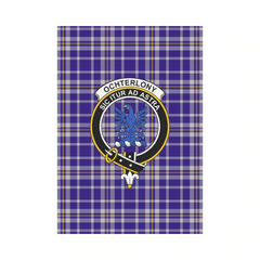 Clan Ochterlony Tartan Crest Garden Flag SH95 Clan Ochterlony/ Ochterlonie Tartan Today   