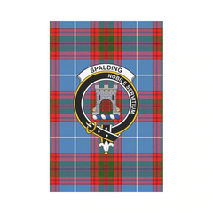 Clan Spalding Tartan Crest Garden Flag DT13 Clan Spalding Tartan Today   