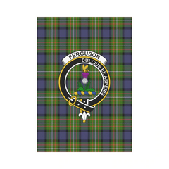 Clan Fergusson Modern Tartan Crest Garden Flag WR48 Clan Fergusson Tartan Today   