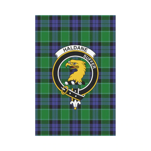 Clan Haldane Tartan Crest Garden Flag UW81 Clan Haldane Tartan Today   