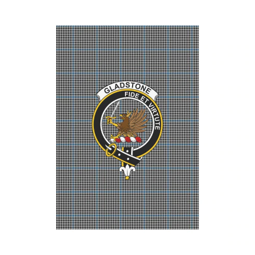 Clan Gladstone Tartan Crest Garden Flag WC63 Clan Garden Tartan Today   