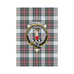 Clan Dennistoun Tartan Crest Garden Flag OK46 Clan Dennistoun Tartan Today   