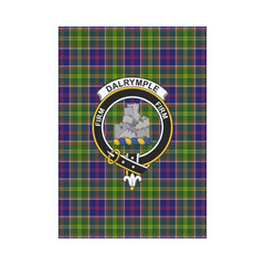 Clan Dalrymple Tartan Crest Garden Flag UC67 Clan Dalrymple Tartan Today   