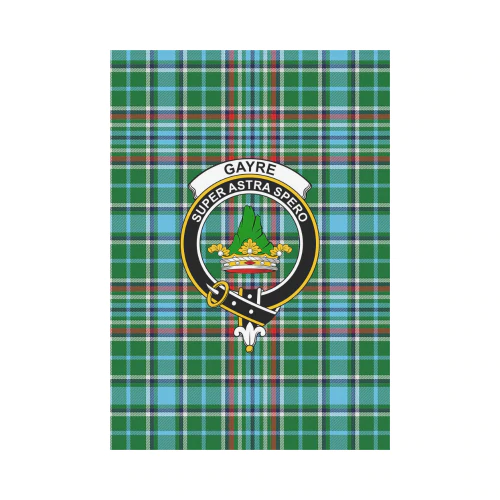 Clan Gayre Tartan Crest Garden Flag YZ89 Clan Gayre Tartan Today   