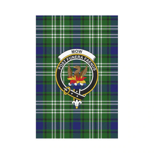 Clan Mow Tartan Crest Garden Flag YL12 Clan Mow Tartan Today   