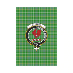 Clan Currie Tartan Crest Garden Flag XZ95 Clan Currie Tartan Today   